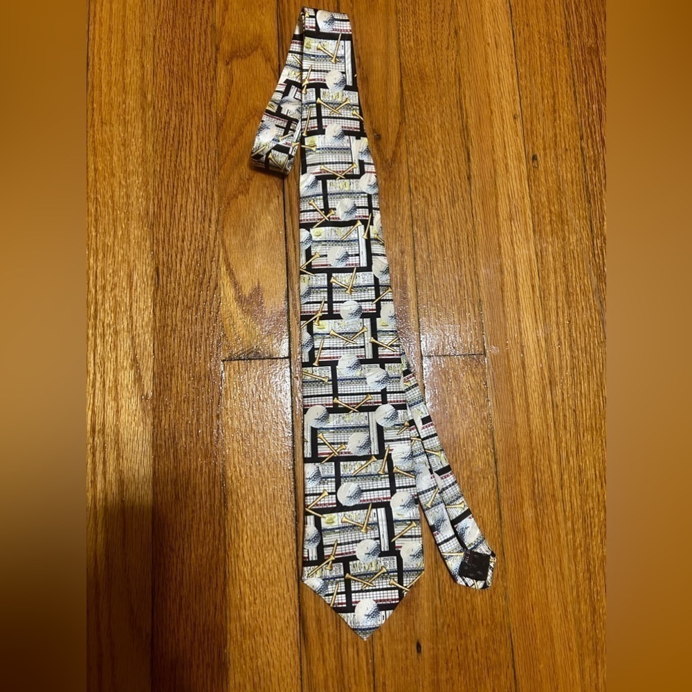 Men's Golf Neckties, Crooks & Creed London Pure Silk